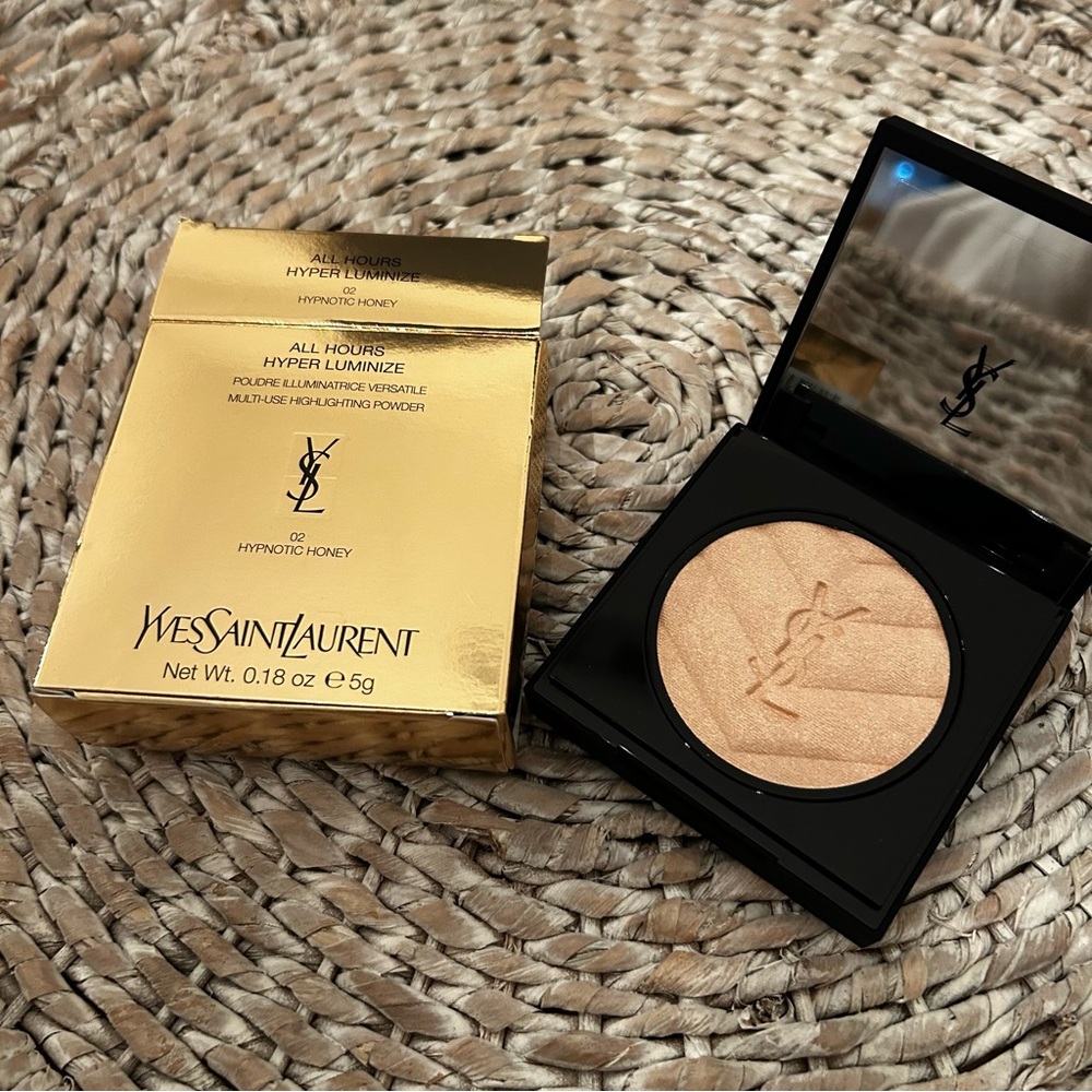 New YSL Hyper Luminize Powder Highlighter Hypnotic Honey Gold - Picture 2 of 3